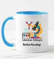 LABORATUVAR Teknisyeni Kupa Bardağı (Mavi)