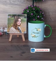 Doğum Günü Hediyesi Fotoğraflı Dekoratif Taş, Kupa Bardak Beyaz Hediye (Model 14)