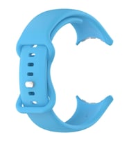 Microsonic Google Pixel Watch Kordon, Silicone Sport Band Turuncu (Mavi)