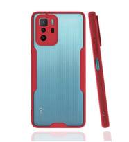 Xiaomi Poco X3 GT Kılıf Zore Parfe Kenarları Pastel Renk Silikon (Kırmızı)