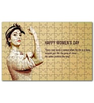 Cakapuzzle Kadınlar Günü Güçlü Kadın Görseli Puzzle Yapboz MDF (Ahşap) (1000 Parça)