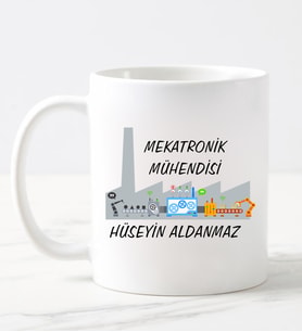 Mekatronik Mühendisi Kupa Bardağı (Beyaz)
