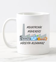 Mekatronik Mühendisi Kupa Bardağı (Beyaz)