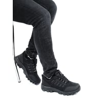 Ayakcenter X-step X5 Kışlık Traking Erkek Outdoor Kısa Bot Ayakkabı (Siyah)