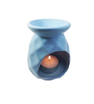 Ananas Model Buhurdanlık ve Tealight Mum (Mavi)