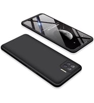 Oppo Reno 4 Lite Kılıf Zore Ays Full Koruma Kılıf (Siyah)