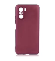 Xiaomi Redmi K40 Kılıf Zore Premier Silikon Kılıf (Mürdüm)