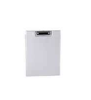 Kapaklı Sekreterlik A4 Pvc 100 Yaprak Kapasiteli Clip Board 23,5x32 cm (Gri)