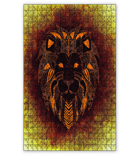 Cakapuzzle Mistik Aslan Puzzle Yapboz MDF (Ahşap) (500 Parça)