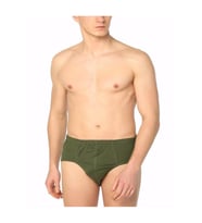 Seher Yıldızı Erkek Renkli Slip Külot - 12 Adet (Haki)