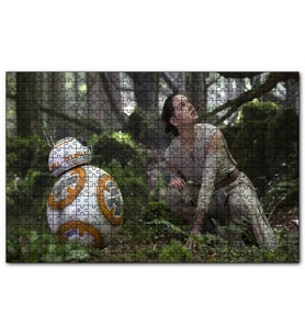 Cakapuzzle  Star Wars Daisy Ridley  Puzzle Yapboz MDF (Ahşap) (1000 Parça)
