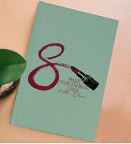 BK Gift 8 Mart Tasarımlı Sert Kapaklı Yeşil Lastikli Defter , Arkadaşa Hediye, Yeni İş Hediyesi, Doğum Günü Hediyesi (Model 3)