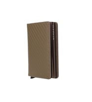 Wrapsol Mekanizmalı Cüzdan Akıllı Kartlık Book Deri (Kahverengi Açık)