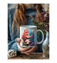 Kedi Baskılı 3D Tasarım Seramik Kupa Mug - Hediyelik Kupa Bardak (11)