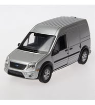 Ford Transit Connect 1/36 Ölçek 12cm çekbırak(ÖZEL PLAKALI) (Gri)
