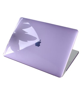 McStorey Macbook Pro ile Uyumlu Kılıf HardCase A2141 Kristal (Lila)