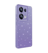 Vendas Xiaomi Redmi Note 13 Pro 4G Kılıf Kamera Korumalı Simli Lüks Zore Koton Kapak (Mor)
