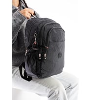 Su Geçirmez Kumaş Unisex Çanta  Yükseklik 40cm Genişlik 28cm (Siyah)