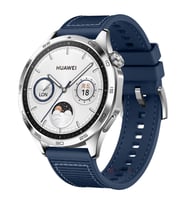 Sneezy Huawei Watch Gt4 46mm İle Uyumlu 22mm Dikiş Desenli Dokuma Silikon Kordon (Lacivert)