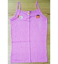 İlke Kadın Likralı Flamlı İnce Askılı Atlet 227 - 6 Adet (Pembe)