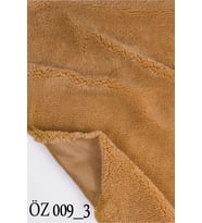 Pababo Peluş Kumaş 170 Cm En ( %100 Yerli ) (Kahverengi)