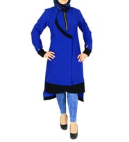 Kadın Önden Kapaklı Tunik 21431101 (SAKS MAVI)