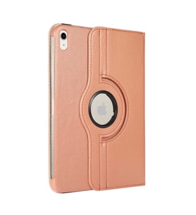 Apple iPad 10.9 2022 (10.Nesil) Zore Dönebilen Standlı Kılıf (Rose)