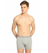Tutku 3 Adet Siyah Renk Likralı Boxer (Gri)