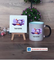 Bilgisayar Mühendisi Dekoratif Taş, Kupa Bardak Kırmızı Hediye (Model 8)