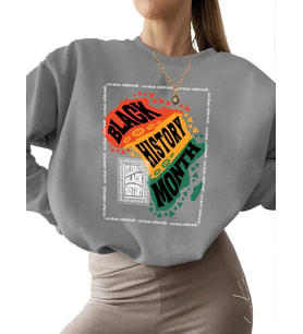 erkek Bej bisiklet yaka unisex Sweatshirt Sweatshirt kalın Siyah tarih ayı - kabile tarihi Baskılı (Gri)