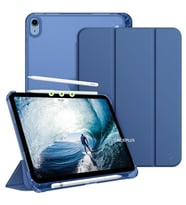 Apple iPad Air 13inç M2 Kılıf Flip Cover Kalem Bölmeli PC Case A2898 A2899 A2900 (Lacivert)