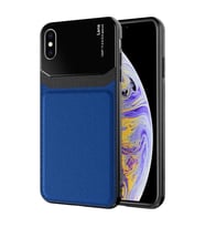 Uyumlu Model Apple iPhone XS Max 6.5 Kılıf Parlak TPU Emiks Kapak (Lacivert)