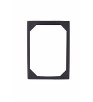 2K Arz Dosyası Pvc 17,5x24 cm. A5 ebat kağıtlar için uygundur (Siyah)