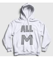 Presmono Unisex Beyaz All M Anime Boku No Hero Academia Kapüşonlu Sweatshirt 234010tt (Beyaz)