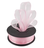 Kına Atölyesi Şifon Süs Kurdela 20 Metre  2,5 Cm (Pembe)