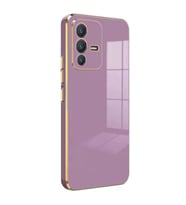 Microsonic Vivo V23 5G Kılıf Olive Plated Yeşil (Lila)