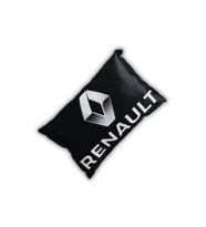 Renault Uyumlu Dijital Baskılı Seyahat Boyun Yastık  Tekli (Siyah)