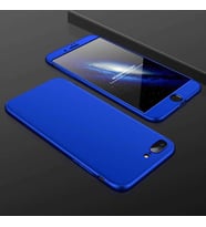 Apple iPhone 8 Plus Kılıf Zore Ays Full Koruma Kılıf (Mavi)