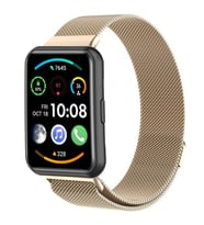 Huawei Watch Fit 3 Kordon Milano Loop Metal Kordon (Fit/Fit2 Uyumlu Değildir) (Taba)