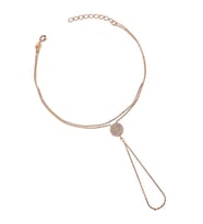 Yuvarlak Gümüş Şahmeran Bileklik İnlove Bileklik (Rose)