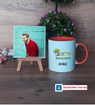 Orman Muhafaza Memuru Fotoğraflı Dekoratif Taş, Kupa Bardak Beyaz Hediye (Model 13)