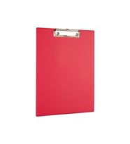 Kapaksız Sekreterlik A4 Pvc 100 Yaprak Kapasiteli Clip Board 22,5x32 cm (Kırmızı)