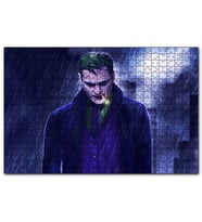 Cakapuzzle Joker Yağmur Altında Sigara İçiyor  Puzzle Yapboz MDF (Ahşap) (1000 Parça)