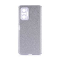 Xiaomi Redmi Note 10 Pro Kılıf Simli Parlak Shining Kapak (Gri)