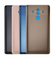 Huawei Mate 10 Arka Kapak Pil Batarya Kapağı Cam (Siyah)