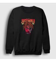 Presmono Unisex Beyaz No Vanity Juice Wrld Sweatshirt 302738tt (Siyah)