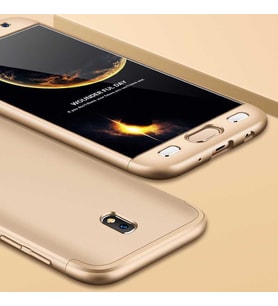 Galaxy J530 Pro Kılıf Zore Ays Full Koruma Kılıf (Gold)