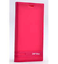 Asus Zenfone Max ZC550KL Kılıf Elite Kapaklı Kılıf (Pembe)