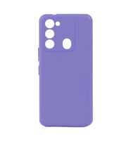 Tecno Spark 8C Kılıf Zore Biye Silikon Kılıf (Lila)