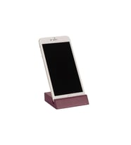 Kartvizitlik ve Telefon Tutucu Masaüstü Business Card and Phone Holder Rainbow Vegan 7,7x7,7 cm (Bordo)